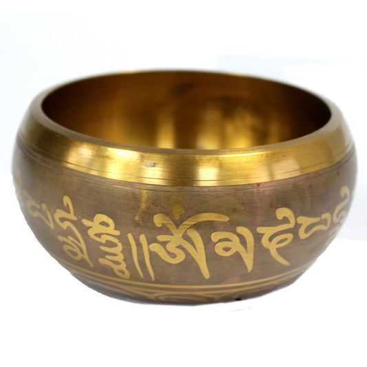 Lrg Five Buddha Singing Bowl