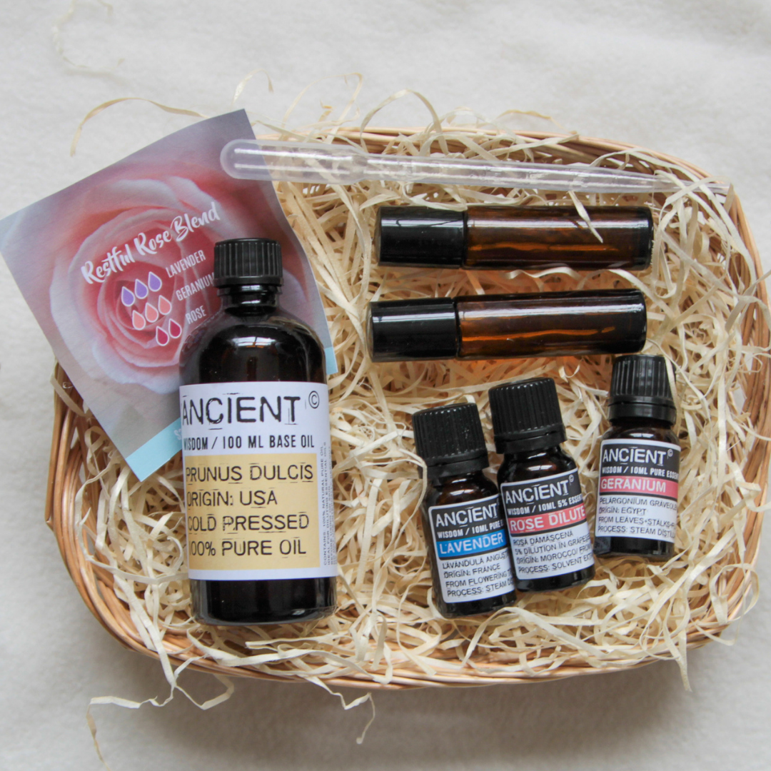 Restful Rose DIY Rollerball Set